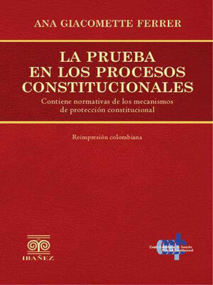 cover image of La prueba en los procesos constitucionales